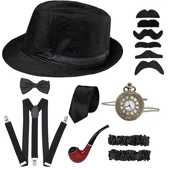 Men'S Accessories In The 1920S - 1920년대 남성 개츠비 갱스터 의상 뉴스보이