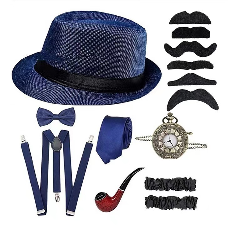 1920년대 남성 개츠비 갱스터 의상 뉴스보이 재즈 댄 - Men'S Accessories In The 1920S 리뷰 및 가격