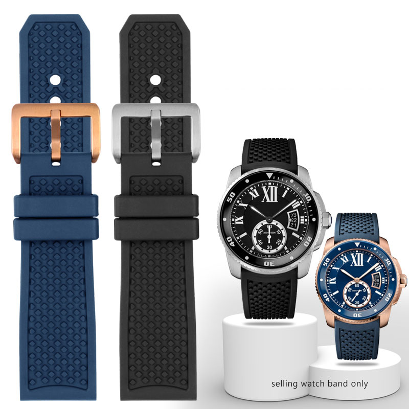 23mm 24mm Fluororubber Watchba - Men'S Accessories Cartier 리뷰 및 가격