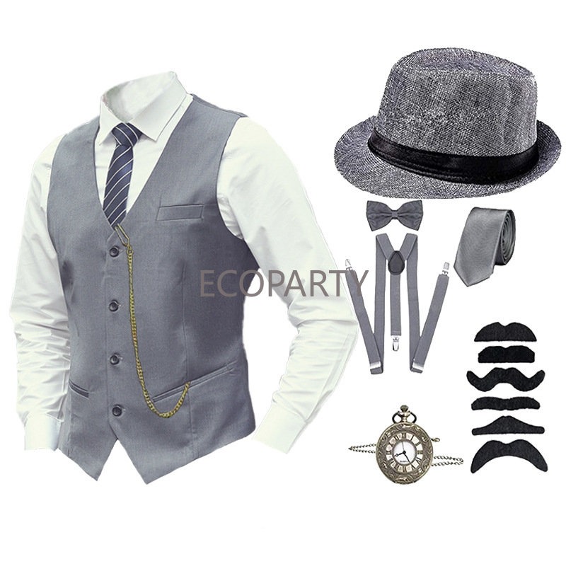 1920년대 남성 그레이트 개츠비 갱스터 액세서리 세트 - Men'S Accessories In The 1920S 리뷰 및 가격