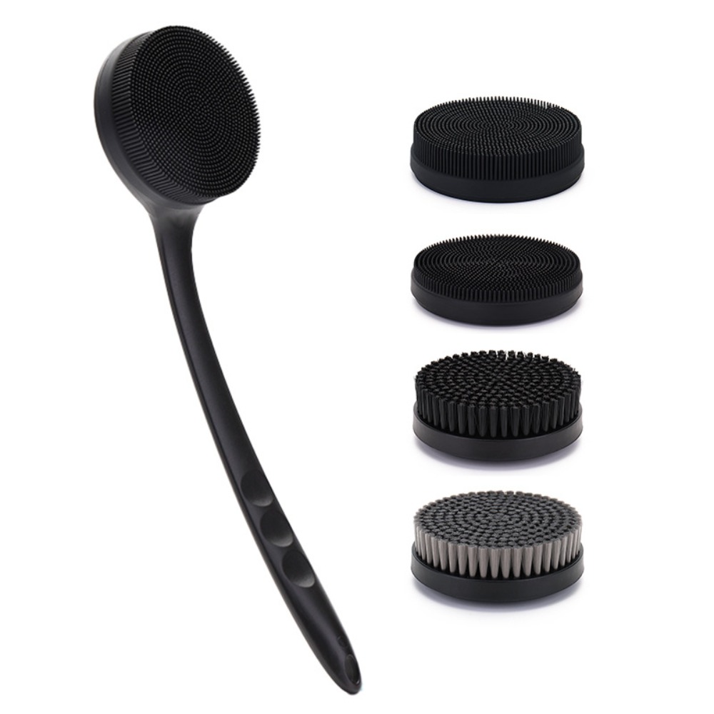 긴 손잡이 실리콘 등 마사지 브러쉬 (교체 가능한 브러 - Men'S Accessories Types 리뷰 및 가격
