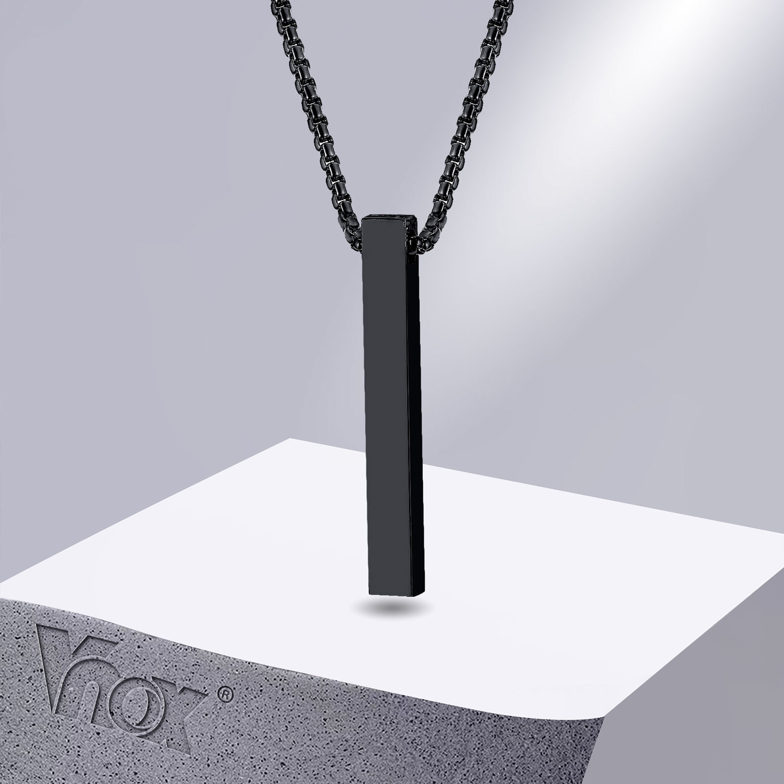 남성 여성을위한 Vnox 5mm 기둥 목걸이, 스테인레 - Men Accessories Neck Chain 리뷰 및 가격